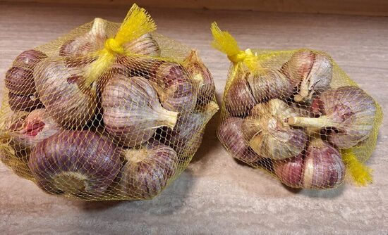 Ķiploki "Ļubaša" (maza izmēra ap 3 cm, 0,5 kg)